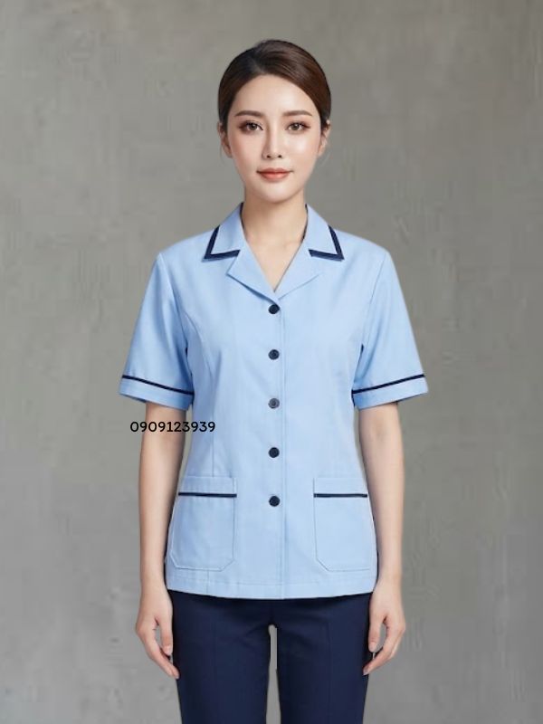 เสื้อแม่บ้านคอฮาวาย